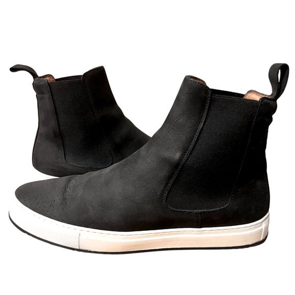 TAFT Leather Pull-On High Top Sneakers EU 45 US 12 - Picture 3 of 16